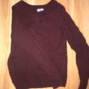 XS old navy maroon sweater